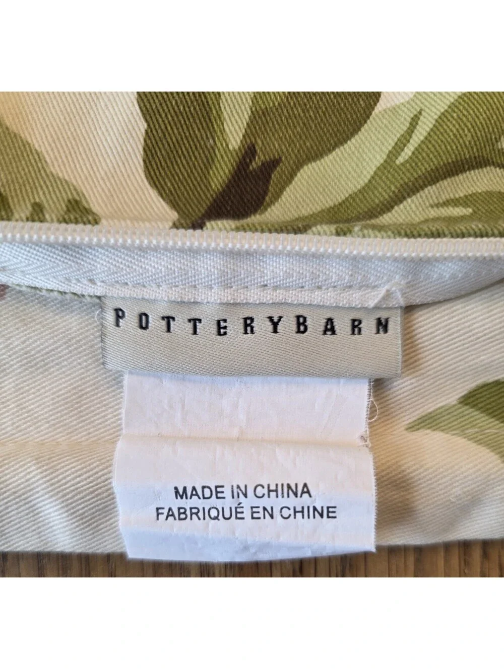 Pottery Barn Pink Peony Floral Throw Pillow 20” Sq Cotton Cottagecore